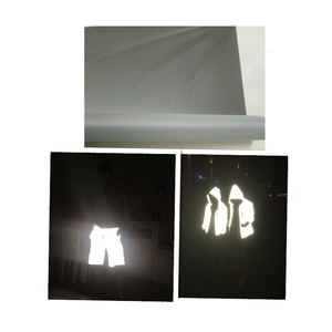 Cao Khả Năng Hiển Thị Óng Ánh Vải <span class=keywords><strong>Polyester</strong></span> Cầu Vồng Dệt Màu Sắc Vật Liệu Phản Quang Áo Vải Cho Áo Khoác An Toàn Quần Áo - Product Image 3