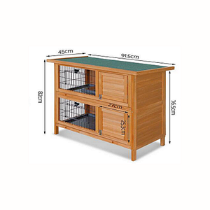 High Quality 2 Storey Rabbit Hutches Chinese <span class=keywords><strong>Pet</strong></span> Cages, Carriers & Houses <span class=keywords><strong>Canada</strong></span> Pine für Small Animals Custom Logo Strollers - Product Image 3