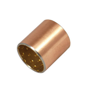 Boccola in Bronzo Senza Olio 500sp JDB, Cuscinetto in Bronzo JDB, Boccola in Ottone e Grafite per Impieghi Gravosi, Boccola con Inserto in Grafite - Product Image 5