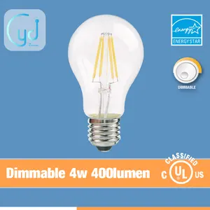Yidi 360 grados A60 A19 decorativo llevó la lámpara de filamento de la bombilla precio de fábrica del estilo de la vendimia