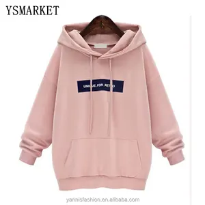 Vrouwen Hoodies Sweatshirts Mode Brief Gedrukt Truien Tops Vrouwelijke Hoody Hoodies Met Zakken Roze Hooded Tops EB806