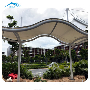 Resistencia a la tracción de la membrana carpa sombra toldo para caminar pavimento - Product Image 3