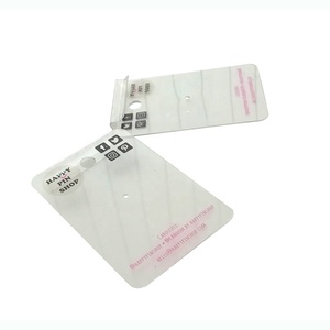 Transparent boucle d'oreille EN PVC avec film protecteur - Product Image 2