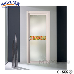 Design élégant intérieur porte de salle de bain en aluminium design avec ventilation - Product Image 6
