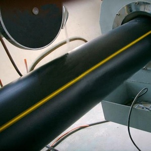 Tubería <span class=keywords><strong>de</strong></span> Gas HDPE PE100 PE80 <span class=keywords><strong>de</strong></span> <span class=keywords><strong>Alta</strong></span> Calidad, Superficie Lisa, Baja Presión, Línea Amarilla, Conexión por Enchufe, ISO9000, Venta al Por Mayor - Product Image 6