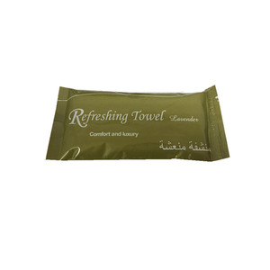 Vente en gros 100% serviettes humides en coton, paquet unique de lingettes nettoyantes au parfum doux pour la maison, le restaurant et l'hôtel. - Product Image 1