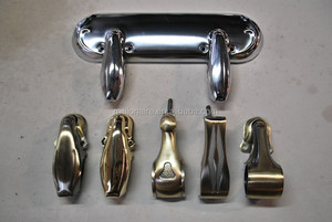 Cercueil juif étoile de David avec la sculpture haute brillance finition bier avec tache intérieur - Product Image 5
