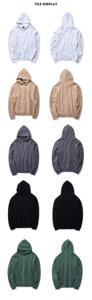 Felpa con Cappuccio da Uomo in Cotone 100% di Alta Qualità, Senza Lacci, Personalizzabile, Stile Streetwear con Ricamo 3D per l'Autunno - Product Image 6
