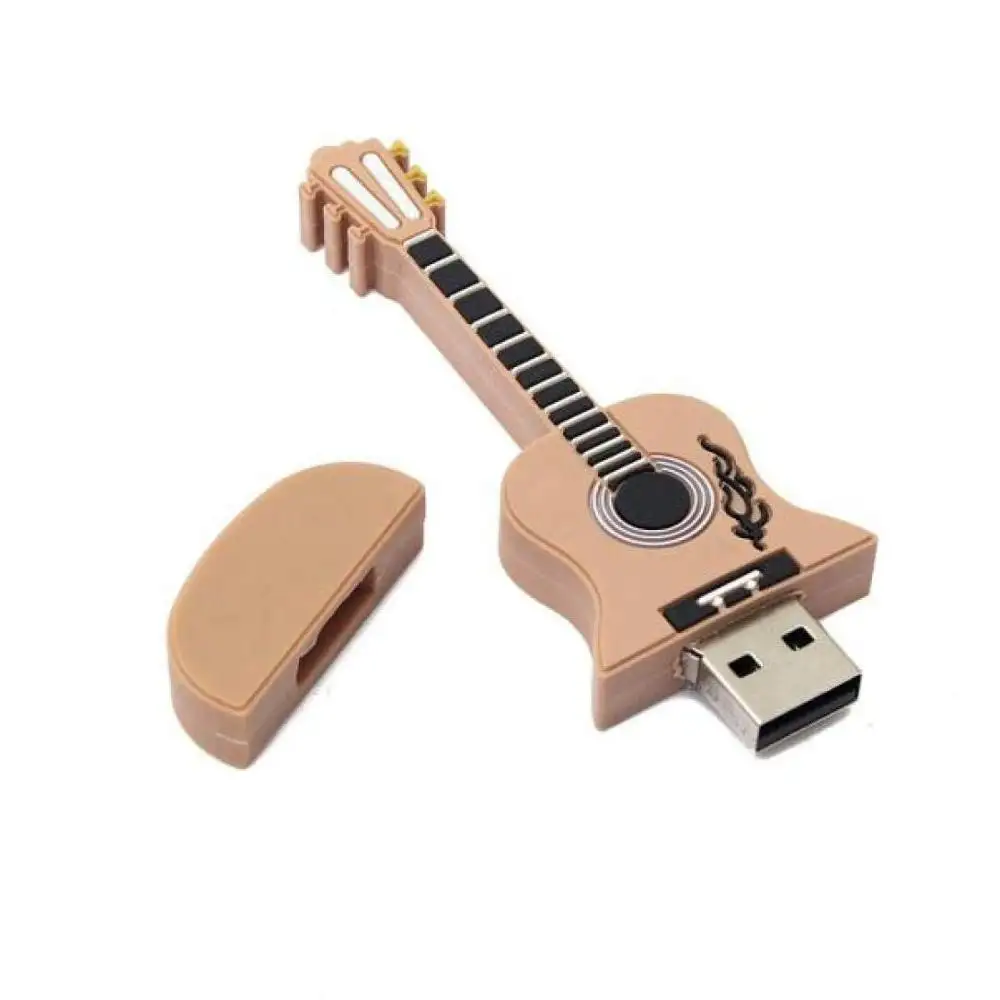 נייד אגודל גיטרה 16GB USB 2.0 U-דיסק-מיני זיכרון מקל דיסק און קי עבור משרד בית הספר