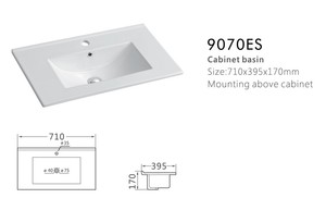 <span class=keywords><strong>Lavabo</strong></span> Industriale Rettangolare Sottile di Varie <span class=keywords><strong>Dimensioni</strong></span> per <span class=keywords><strong>Bagno</strong></span>, per Uso in Appartamento, Resistente all'Acqua, Garanzia di 3 Anni - Product Image 5