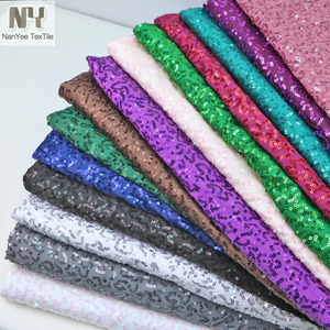 Squiggle paillette đàn hồi cao <span class=keywords><strong>Polyester</strong></span> Spandex <span class=keywords><strong>Jersey</strong></span> đan căng sequin vải cho khiêu vũ mặc trang phục quần áo - Product Image 6