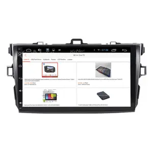 Kirinavi Dvd Player Radio Mobil, WC-TC9006 9 "Android 10.0 untuk Toyota Corolla Axio 2007 - 2011 Penempatan Di Dasbor