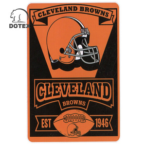 중국 공장 공급자 도매 아주 새로운 NFL 팀 새로운 로고 큰 연약한 양털 던짐 담요 50 "X 60" - Product Image 3