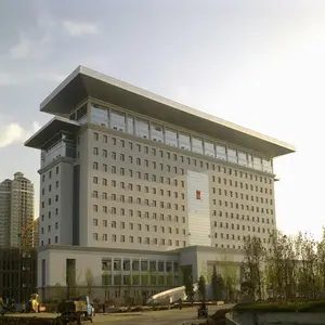 Çelik ve cam prefabrik ofisler yüksek katlı çelik bina tasarımı