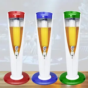 2023 High quality LED 3l giraffe dispenser customized beer tower beer