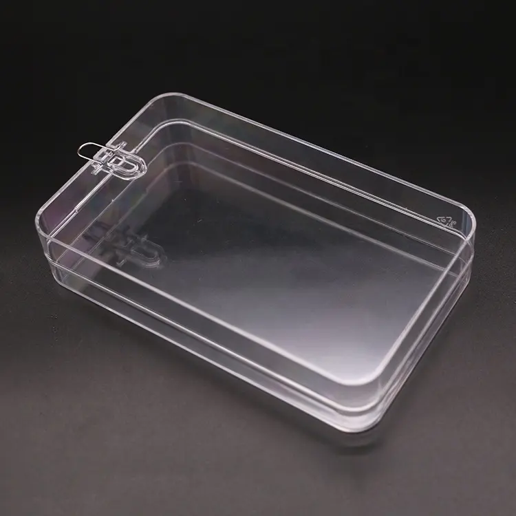 Benutzer definierte hochwertige transparente Mini-Reise tragbare Kunststoff verpackung Schmuck Geschenk box