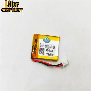 Plug <span class=keywords><strong>2</strong></span>.0-<span class=keywords><strong>2</strong></span> P 403040 550 mah 3.7 v rechargeable lipo battery li ion polymer battery Solar lithium battery with PCM - Product Image 4