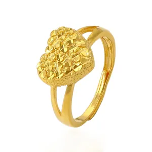 13705 Xuping ทอง Rani Haar การออกแบบภาพถ่ายแฟชั่นแหวนหัวใจ