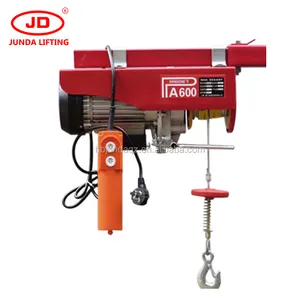 Mini Kleine Pa Elektrische Motor Draad Touw Lift Hoist PA200 PA300 PA400 PA500 PA600 PA800 PA1000