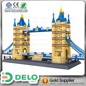 juguete de construcción bloque lo más vendido 1033 piezas el puente de <span class=keywords><strong>la</strong></span> torre de londres DE0083157 - Product Image 1