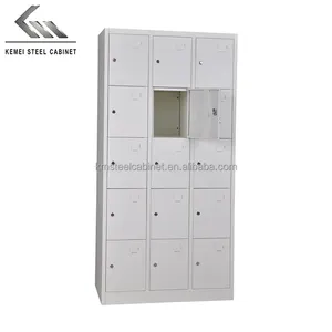 15 door metal clothes locker steel wardrobe cheap gym metal locker