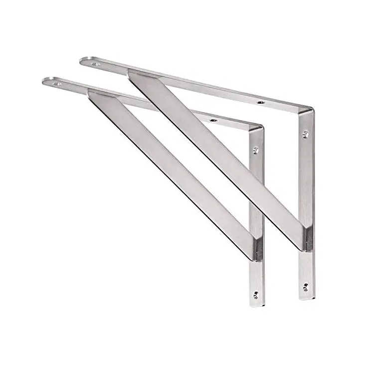 Heavy Duty In Acciaio Inox Solido 14 "Angolo Brace Giunto Ad Angolo Retto Scaffale Staffa di Supporto