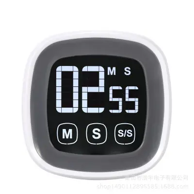 EMAF frigorifero magnete touch screen di grandi dimensioni cifre timer da cucina 99'99'' countup conto alla rovescia timer digitale con retroilluminazione opzionale