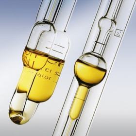 Tubo viscosímetro de <span class=keywords><strong>Ostwald</strong></span> de vidrio de alta calidad ZONWON calibrado para tubos de ensayo para medición automática de viscosidad - Product Image 5