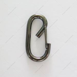 YIWANG काले 6.0x58MM ताला झूला Carabiners वसंत तस्वीर हुक - Product Image 2
