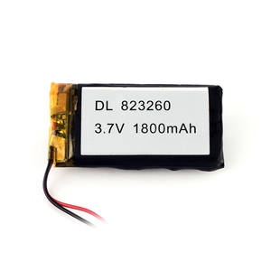 <span class=keywords><strong>3</strong></span>,7 v lithium-batterie wiederaufladbare lithium1800mah polymer batteriezellen 823260 - Product Image 2