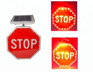 Señal <span class=keywords><strong>de</strong></span> <span class=keywords><strong>advertencia</strong></span> <span class=keywords><strong>de</strong></span> tráfico solar personalizada para OEM/ODM - Product Image 2