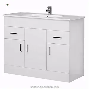 Chinese factory shouguang wall mounted waterproof bathroom vanity cabinet