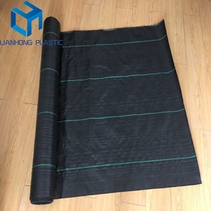 Estera de plástico para control de malas hierbas, estera de control de malas hierbas de plástico negro para cultivo, <span class=keywords><strong>malla</strong></span> de cubierta de suelo de plástico para jardín - Product Image 4