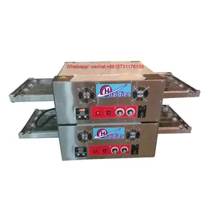 Kualitas tinggi komersial listrik harga terowongan belt conveyor listrik pizza oven untuk dijual