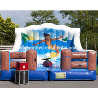 WINSUN popular juego de deportes inflable mecánico Simulador de surf tabla de surf Simulador de surf Wave Inflable Surf Simulator