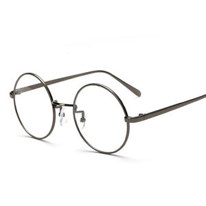 Teenyoun גדול קוריאני עגול נקה עדשת נשים גברים רטרו זהב משקפיים אופטי מסגרת משקפי וינטג 'משקפיים - Product Image 5