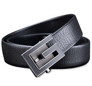 3.5cm de largeur lettre G lettre S clip facile boucle automatique amovible ceintures en <span class=keywords><strong>cuir</strong></span> de haute qualité - Product Image 1