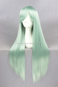 Alta qualità 80cm lungo verde dritto i sette peccati capitali Elisabeth Wig Cosplay sintetico Anime Cosplay parrucca capelli - Product Image 4