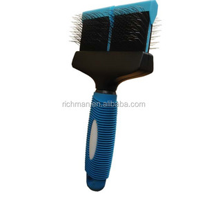 <span class=keywords><strong>Brosse</strong></span> claquette pour chiens et chats, <span class=keywords><strong>brosse</strong></span> pour animaux à poils longs et courts, meilleure pour toilettage des animaux Lange et petits - Product Image 6