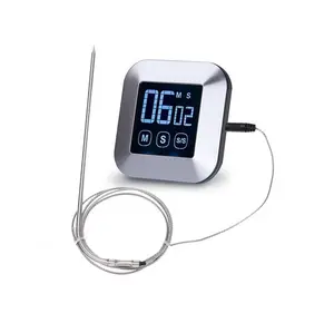 Digital Kitchen Food Meat Cooking Electronic Thermometer With Timer/Alarm