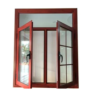 Ventanas y puertas de vidrio para casa, diseño moderno, ventana de aluminio colgada lateral