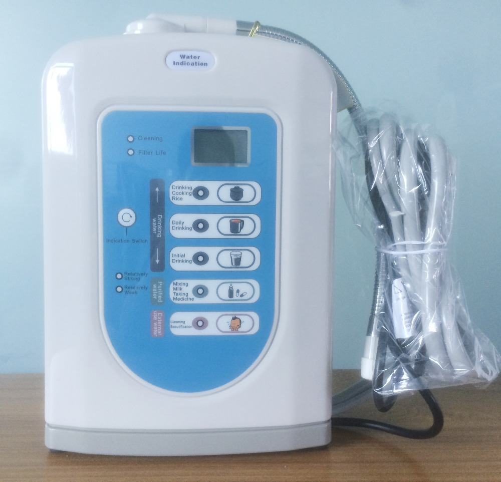 क्षारीय Ionized पानी मशीन बाहरी फिल्टर के साथ कोरिया क्षारीय पानी Ionizer