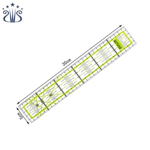 Thước Ghép Mảnh Acrylic May Chần Cứng Và Cắt Màu Xanh Lá Cây 5*30Cm Chuyên Nghiệp - Product Image 3