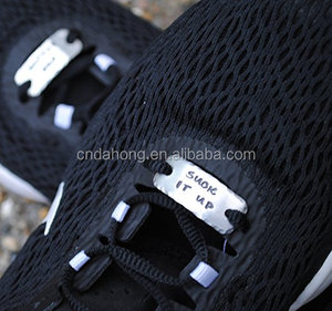 Breloques en métal pour lacets de chaussures, en vrac, vierges, pour la décoration de baskets, avec logo personnalisé - Product Image 1