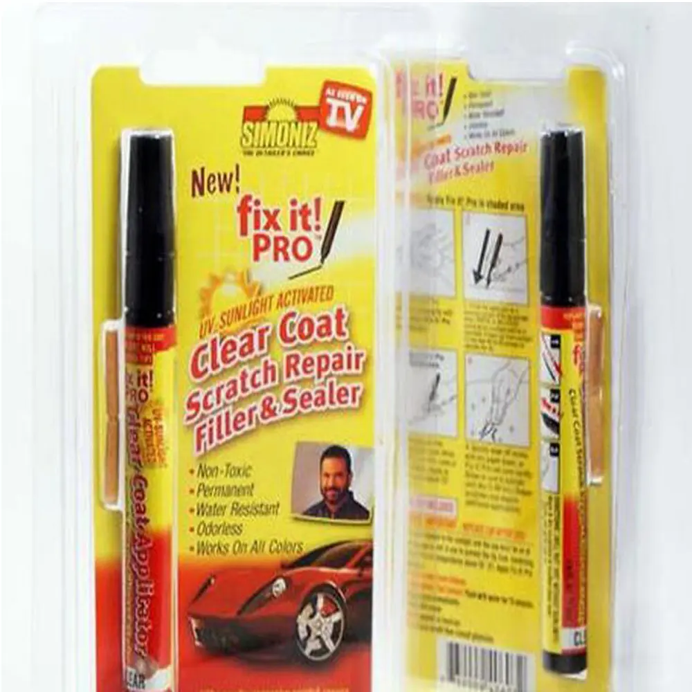 Stylo de peinture de voiture Fix It Pro, housse anti-rayures de réparation, stylo anti-rayures