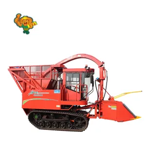 Agro machine self propelled wheat cutter mini corn forage chopper harvester
