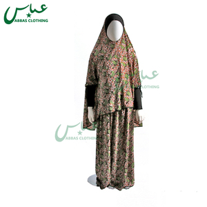 Marca ABBAS, Regalos Ranandam, Abaya para Niñas, Ropa <span class=keywords><strong>de</strong></span> Oración Infantil, Poliéster AW016 - Product Image 1
