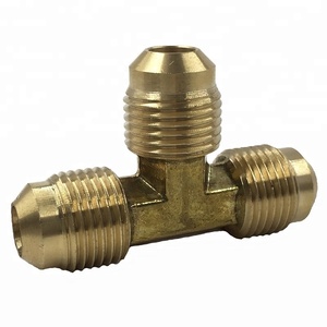 Chất lượng hàng đầu nam UNF Brass SAE 45 độ Flare phụ kiện để ống <span class=keywords><strong>Tee</strong></span> - Product Image 1