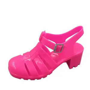 Summer Strappy Heels Jelly Shoes Sandals For Women