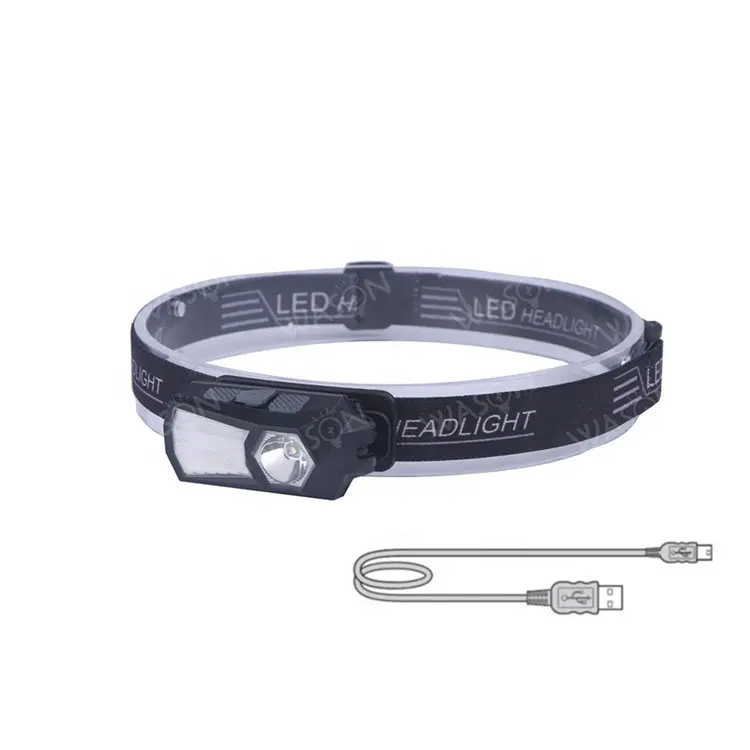 New Intelligent Rechargeable Headlamp Super Bright 360 Free Adjustable Comfortable Led Head Lamp For Adults And Kids